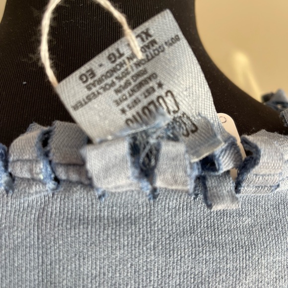 Comfort Colors beach oversized coverup or casual sweatshirt. Size xl. Slate blue - Picture 12 of 13